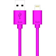 iLuv 3ft Lightning Charge/Sync Cable - Pink