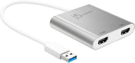 j5create USB 3.0 to Dual HDMI 4K Adapter