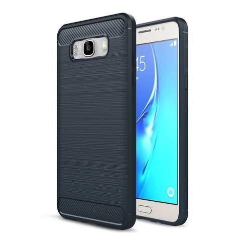 Samsung Galaxy J7 Prime Shockproof Rubber Case - Blue