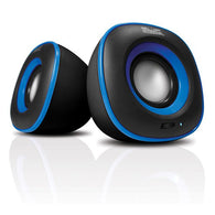 KlipX 2.0 Stereo Speakers  USB/3.5mm - KES-215 Blue