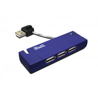 KlipX 4 Port USB 2.0 HUB - Blue KUH-400A