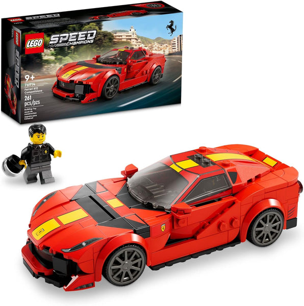 LEGO Speed Champions 1970 Ferrari 812 M Building Kit w/ Racing Driver Minifigure