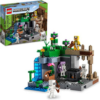 LEGO Minecraft The Skeleton Dungeon Set - Construction Toy for Kids w/ Caves, Mobs & Figures w/ Crossbow Accessories - 364 pcs