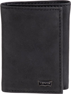 Levis Extra Capacity Trifold Wallet, Black
