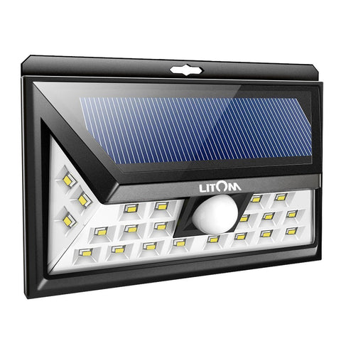 Litom Outdoor Wireless 24 LED Motion Solar Lights