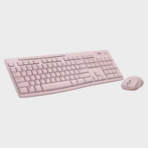 Logitech 2.4GHz Wireless Keyboard & Compact Mouse Combo - Rose