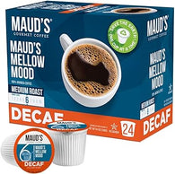 Maud’s Decaf Mellow Mood Medium Dark Roast Coffee, 24ct