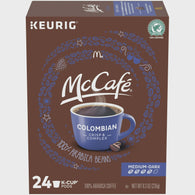 McCafe Medium Dark Colombian Blend Coffee K-Cup Pods - 24 Count