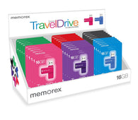 Memorex 16GB Swivel TravelDrive USB Flash Drive (Assorted)
