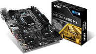 MSI H110M-A PRO M2 LGA1151/ Intel H110/ DDR4/ SATA3&USB3.1/ M.2/ A&GbE/ MicroATX Motherboard