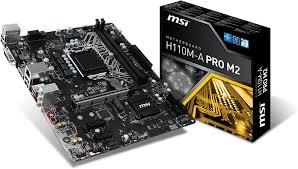 MSI H110M-A PRO M2 LGA1151/ Intel H110/ DDR4/ SATA3&USB3.1/ M.2/ A&GbE/ MicroATX Motherboard