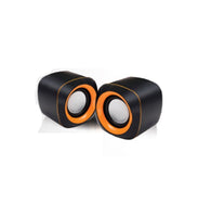 Myo 2.0 Mini Speakers 3D Stereo Sound Effect Black/Orange