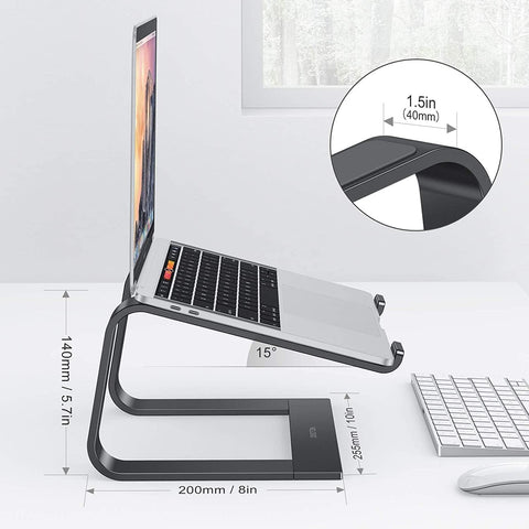 Omoton Detachable Laptop Stand - Fits 11 to 16 inches - Silver