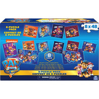 Paw Patrol The Movie 8-Pack of Puzzles in Storage Tub, for Families and Kids - Age 4+