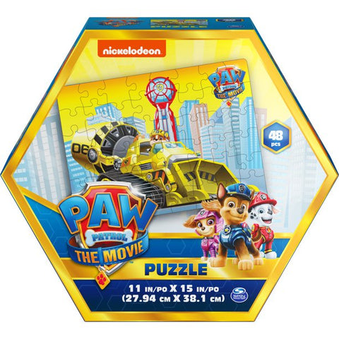 PAW Patrol The Movie, 48 Piece Jigsaw Puzzle for Kids Ages 4+ - Rubble