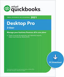 QuickBooks Desktop Pro 2021 Accounting Software for Small Business with Shortcut Guide [PC Download code]