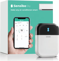 Sensibo Sky, Smart Home Air Conditioner System - Quick & Easy Installation. Maintains Comfort with Energy Efficient App - Automatic On/Off. Wifi, Google, Alexa and Siri.