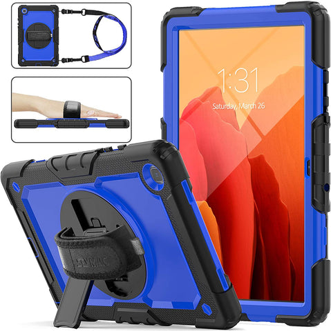 SEYMAC DropProof Case for Samsung Galaxy A7 10.4’’ w/ Screen Protector PenHolder (SM-T500/T505/T507)