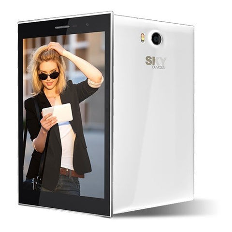 Sky 7.0W Tablet 8GB/512 RAM Micro Sim - White