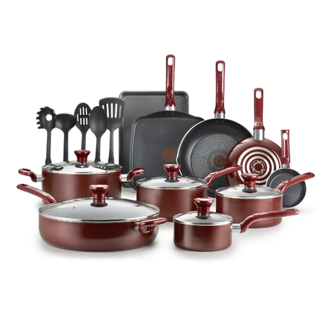 T-fal Easy Care 20 Pc Nonstick Cookware Set